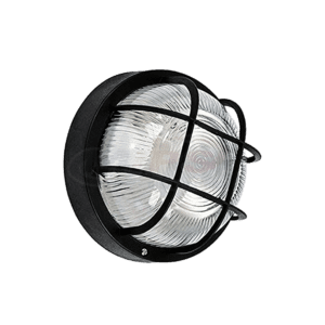 BULKHEAD ROUND BLACK  (MEDIUM)