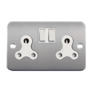 SWITCH SOCKET DOUBLE INDUSTRIAL